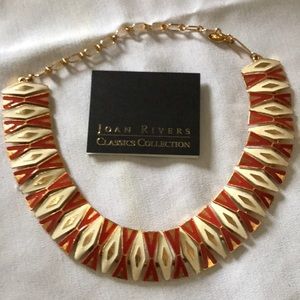 Joan Rivers art deco choker